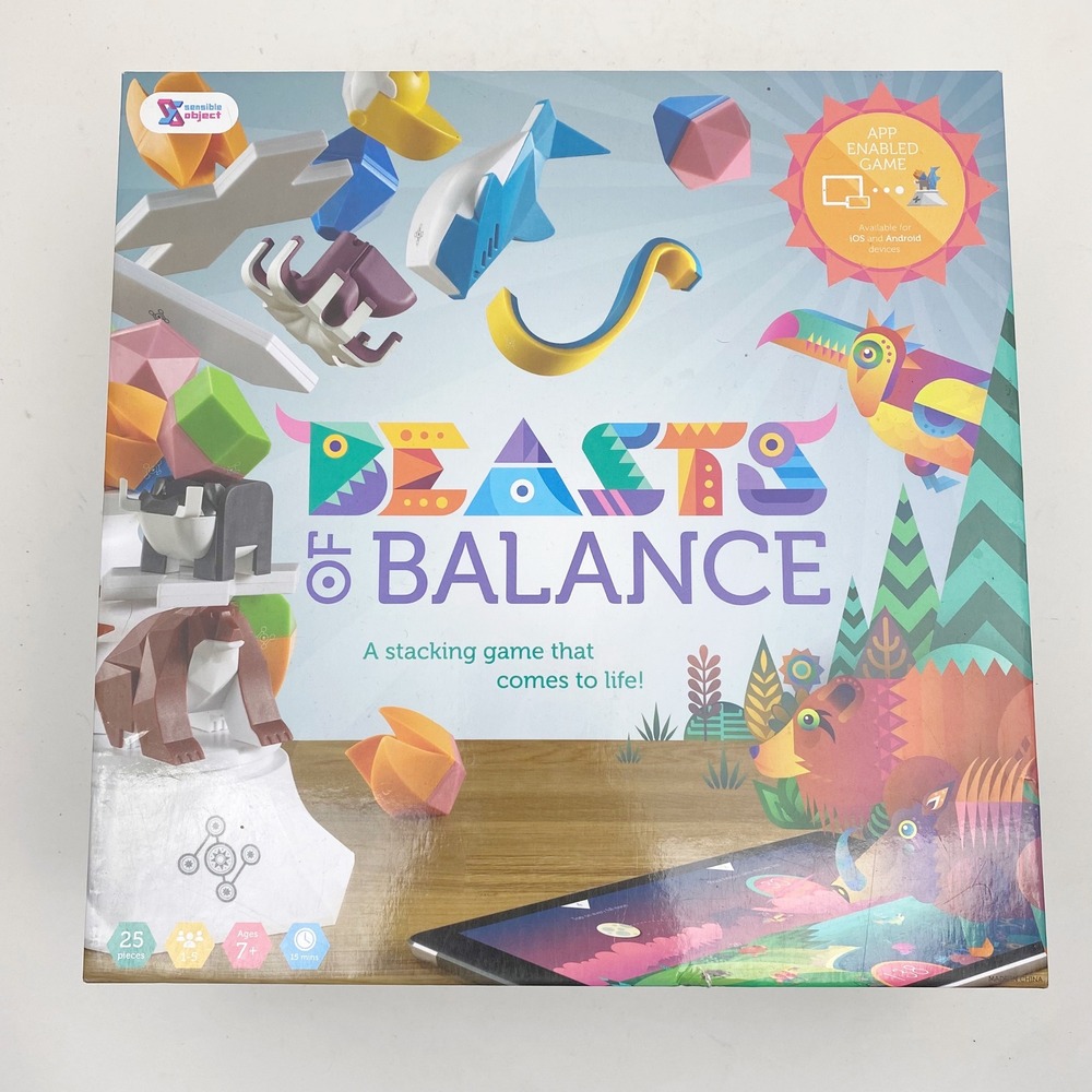 Sensible Object Beasts of Balance App-Enabled Stacking Game Fantasy Imagination